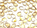 [Video]High Quality Citrine AAA Pear Shape Cabochon 7x6mm 3pcs
