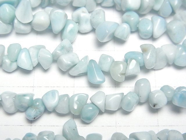 [Video]Larimar Pectolite AA++ Chips (Small Nugget) 1strand beads (aprx.15inch/38cm)