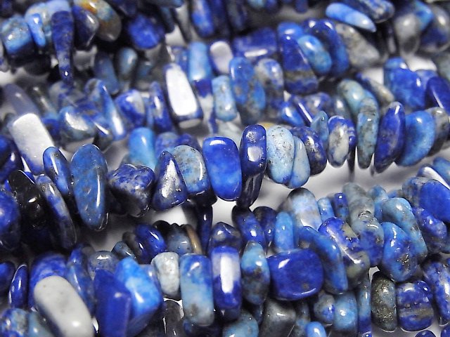 [Video] Lapislazuli AA Chips (Small Nugget) 1strand beads (aprx.30inch/76cm)