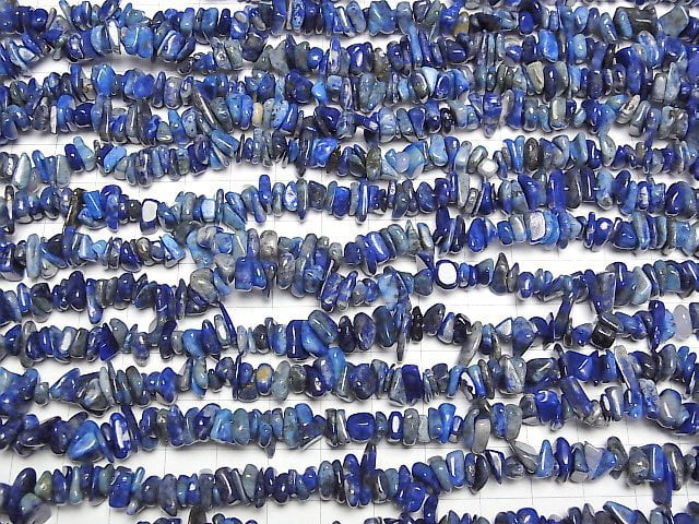 [Video] Lapislazuli AA Chips (Small Nugget) 1strand beads (aprx.30inch/76cm)