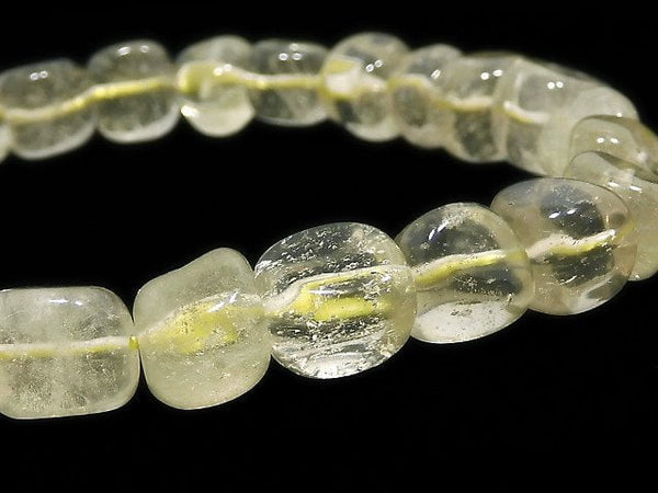 [Video][One of a kind] Libyan Desert Glass Nugget Bracelet NO.14