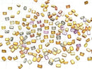 [Video]High Quality Multicolor Sapphire AAA Loose Stone Rectangle Faceted 4x3mm 3pcs