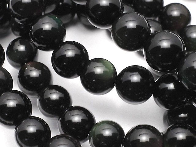 [Video] Rainbow Obsidian AAA Round 8mm Bracelet