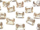 [Video]High Quality Oregon Sunstone AAA Loose stone Rectangle Faceted 9x7mm 1pc