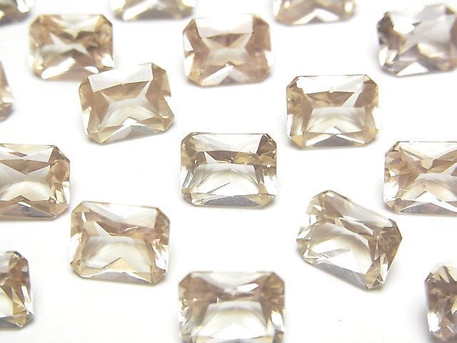 [Video]High Quality Oregon Sunstone AAA Loose stone Rectangle Faceted 9x7mm 1pc