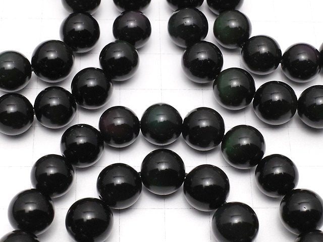 [Video] Rainbow Obsidian AAA Round 10mm Bracelet