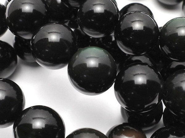 [Video] Rainbow Obsidian AAA Round 14mm Bracelet