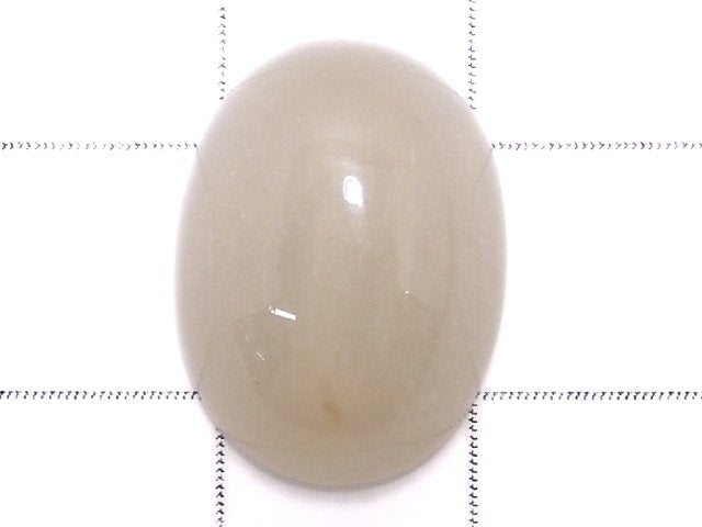 [Video][One of a kind] White Rutilated Quartz Cabochon 1pc NO.7