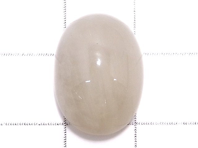 [Video][One of a kind] White Rutilated Quartz Cabochon 1pc NO.10