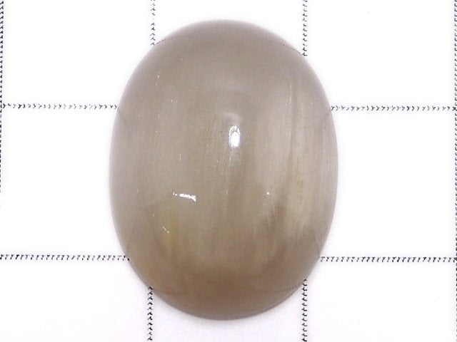 [Video][One of a kind] White Rutilated Quartz Cabochon 1pc NO.14