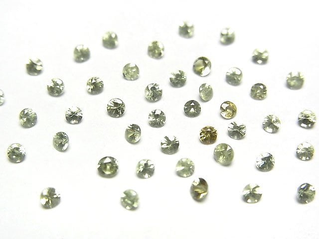 [Video]High Quality Demantoid Garnet AAA Loose Stone Round Faceted 2x2mm 3pcs