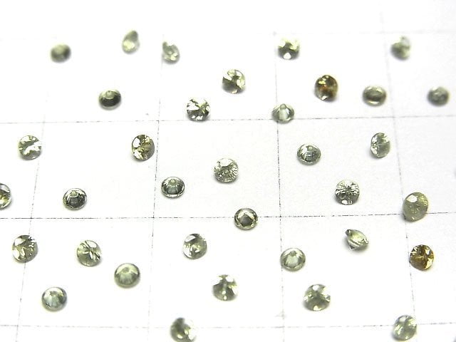 [Video]High Quality Demantoid Garnet AAA Loose Stone Round Faceted 2x2mm 3pcs