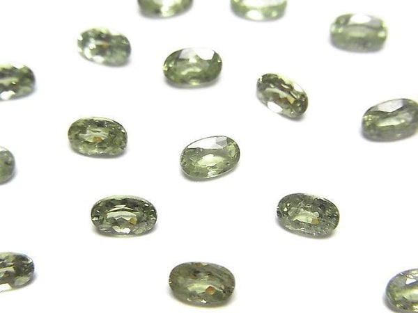 [Video]High Quality Demantoid Garnet AAA Loose stone Oval Faceted 5x3mm 1pc