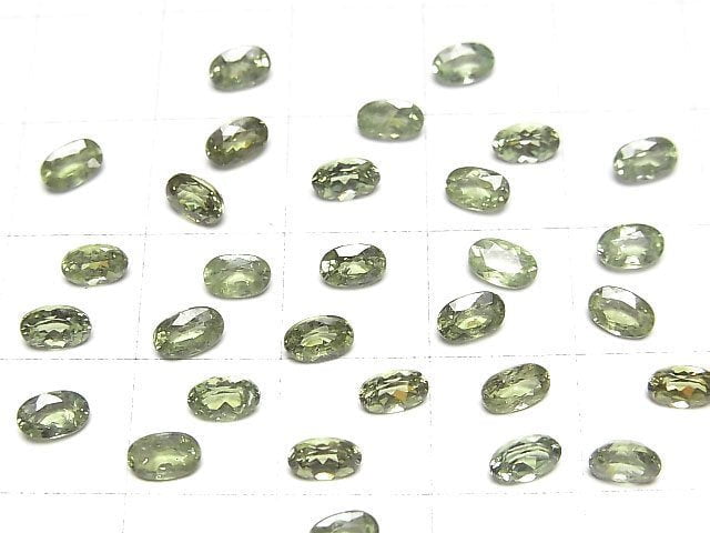 [Video]High Quality Demantoid Garnet AAA Loose stone Oval Faceted 5x3mm 1pc