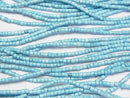 Magnesite Turquoise  Rondelle (Heishi )2.5x2.5x2mm 1strand beads (aprx.15inch/37cm)