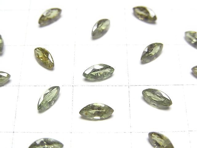 [Video]High Quality Demantoid Garnet AAA Loose stone Marquise Faceted 6x3mm 1pc