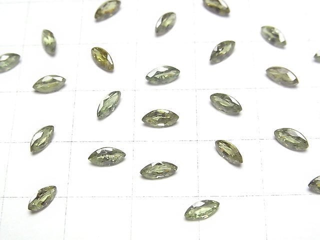 [Video]High Quality Demantoid Garnet AAA Loose stone Marquise Faceted 6x3mm 1pc