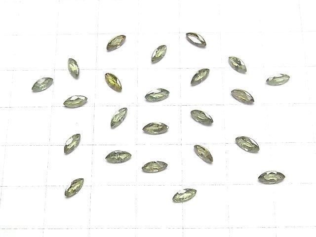 [Video]High Quality Demantoid Garnet AAA Loose stone Marquise Faceted 6x3mm 1pc