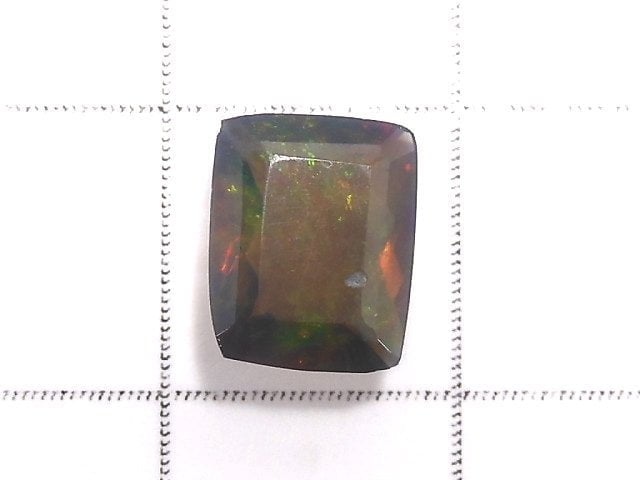 [Video][One of a kind] High Quality Black Opal AAA Loose stone Faceted 1pc NO.172