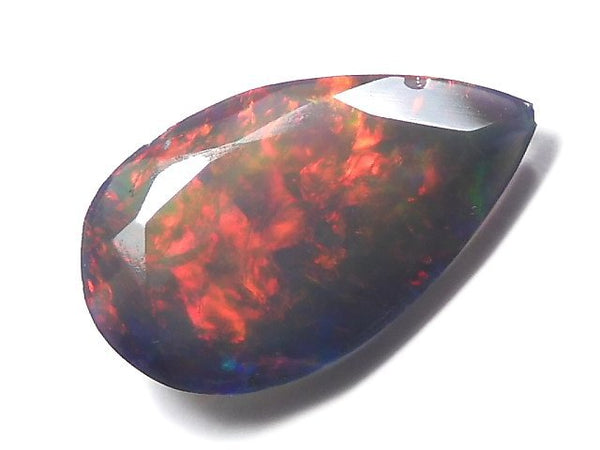 [Video][One of a kind] High Quality Black Opal AAA Loose stone Faceted 1pc NO.174