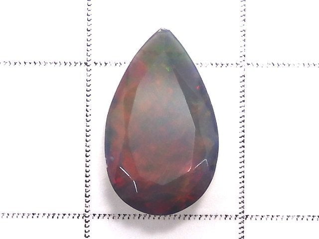 [Video][One of a kind] High Quality Black Opal AAA Loose stone Faceted 1pc NO.174