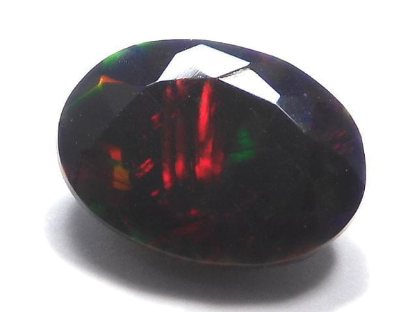 [Video][One of a kind] High Quality Black Opal AAA Loose stone Faceted 1pc NO.177