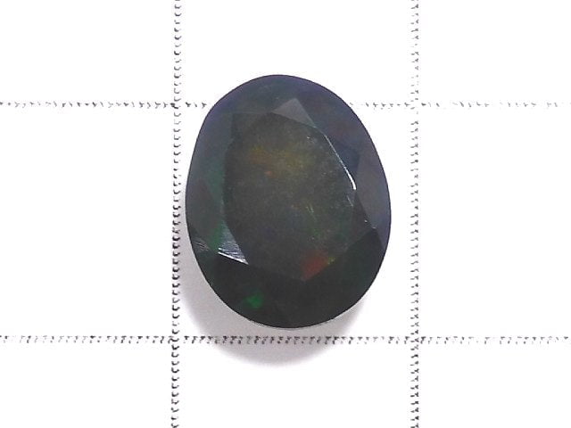 [Video][One of a kind] High Quality Black Opal AAA Loose stone Faceted 1pc NO.179