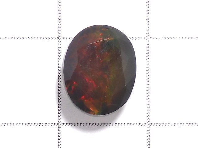 [Video][One of a kind] High Quality Black Opal AAA Loose stone Faceted 1pc NO.180