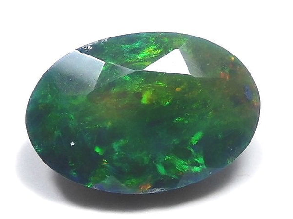 [Video][One of a kind] High Quality Black Opal AAA Loose stone Faceted 1pc NO.184