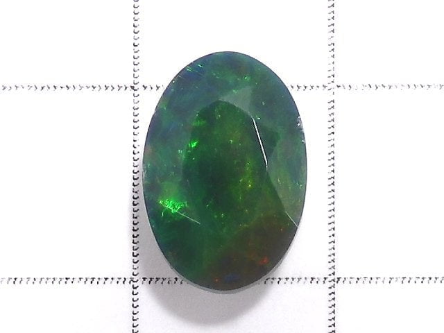 [Video][One of a kind] High Quality Black Opal AAA Loose stone Faceted 1pc NO.184