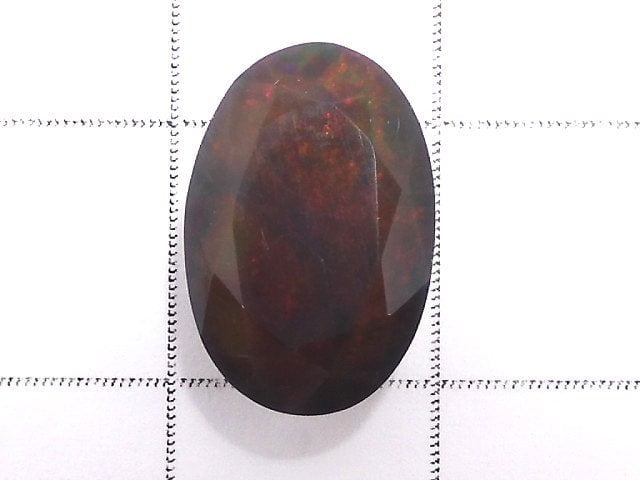 [Video][One of a kind] High Quality Black Opal AAA Loose stone Faceted 1pc NO.186