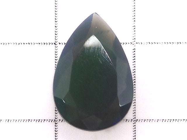 [Video][One of a kind] High Quality Black Opal AAA Loose stone Faceted 1pc NO.189