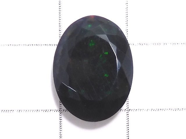 [Video][One of a kind] High Quality Black Opal AAA Loose stone Faceted 1pc NO.190