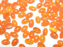 [Video] Orange color Opal Oval Cabochon 5x3mm 10pcs