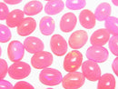 [Video] Pink color Opal Oval Cabochon 8x6mm 3pcs
