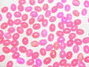 [Video] Pink color Opal Oval Cabochon 8x6mm 3pcs