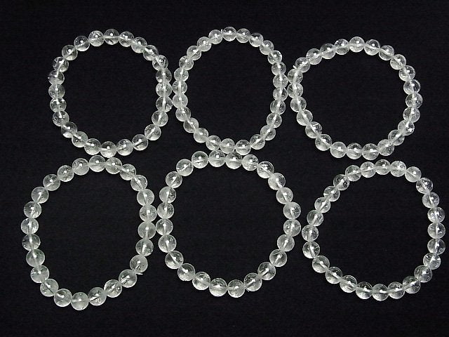 [Video] Green Amethyst Iris Quartz AA++ Round 8mm Bracelet