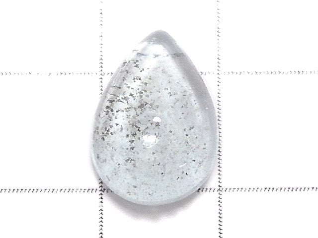 [Video][One of a kind] High Quality Moss Aquamarine AAA- Cabochon 1pc NO.111