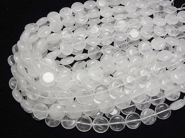 [Video] Crystal AA Coin 15x15mm 1strand beads (aprx.15inch/36cm)