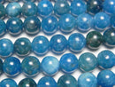 [Video] Blue Apatite AA++ Round 8.5mm half or 1strand beads (aprx.15inch/36cm)