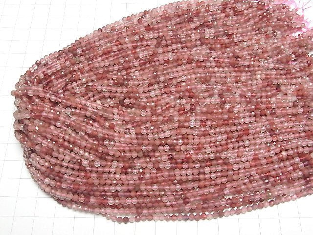 [Video]High Quality! Andesine AA++ Faceted Round 3mm 1strand beads (aprx.15inch/37cm)