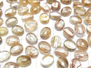 [Video]High Quality Copper Rutilated Quartz AAA Oval Cabochon 9x7mm 3pcs