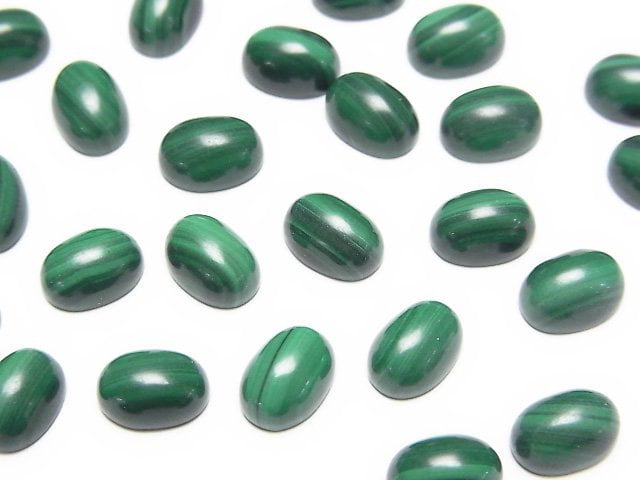 [Video]Malachite AAA Oval Cabochon 7x5mm 5pcs