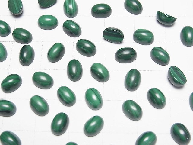 [Video]Malachite AAA Oval Cabochon 7x5mm 5pcs