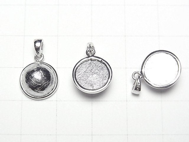 [Video]Meteorite (Altai meteorite) Round Pendant 11.5x11.5mm Silver925 1pc