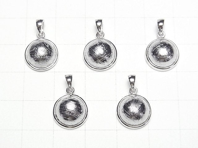 [Video]Meteorite (Altai meteorite) Round Pendant 11.5x11.5mm Silver925 1pc