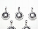 [Video]Meteorite (Altai meteorite) Round Pendant 13.5x13.5mm Silver925 1pc
