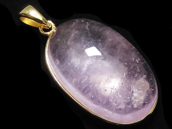 [Video][One of a kind] Morganite AAA Pendant 18KGP NO.132