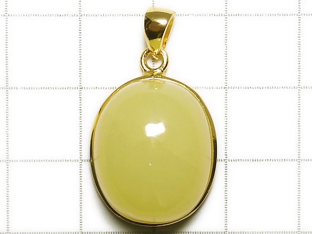 [Video][One of a kind] Smithsonite Pendant 18KGP NO.21