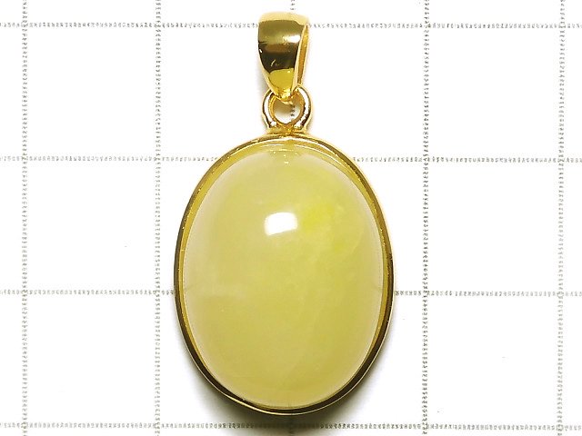 [Video][One of a kind] Smithsonite Pendant 18KGP NO.23